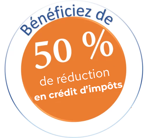 Crédit d'impôt 50 %